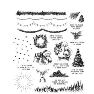 Tim Holtz® Stampers Anonymous Cling Mount Sets -- Darling Christmas CMS457