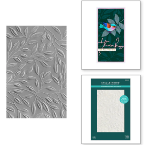 Leafy 3D Embossing Folder E3D-030