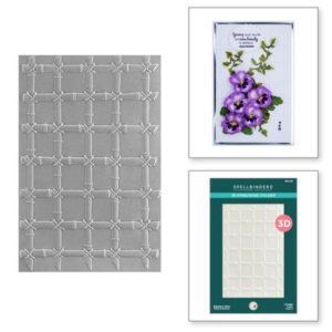 Bamboo Trellis 3D Embossing Folder E3D-044