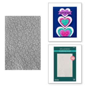 Flower Frenzy 3D Embossing Folder E3D-048