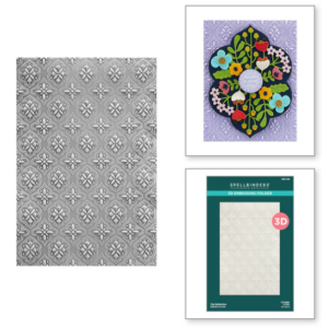 Tile Reflection 3D Embossing Folder E3D-049