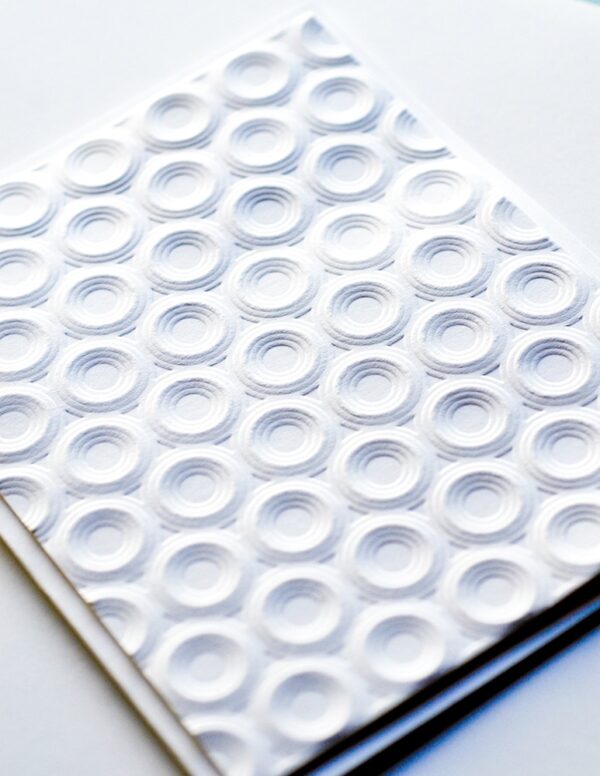 Memory Box Ringadings 3D Embossing Folder EF1015