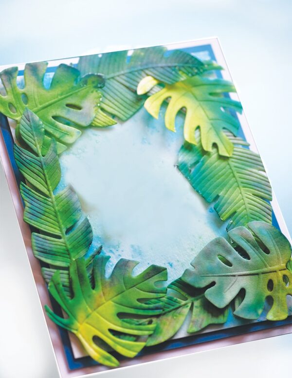 Memory Box 3D Embossing Folder and Matching Dies - Tropical Leaves EF1030