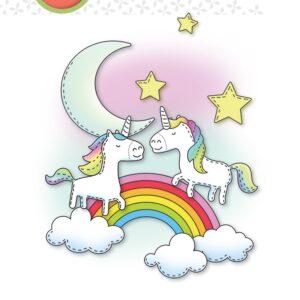 Poppystamps Whittle Rainbow Unicorn Kit KT004