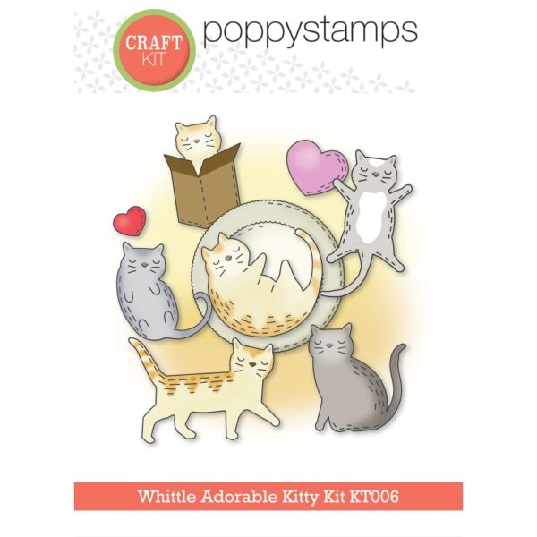 Poppystamps Whittle Adorable Kitty Kit KT006