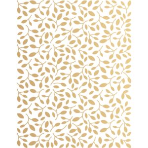 Poppystamps Hot Foil Plate -- Leaf and Tendril PSF809