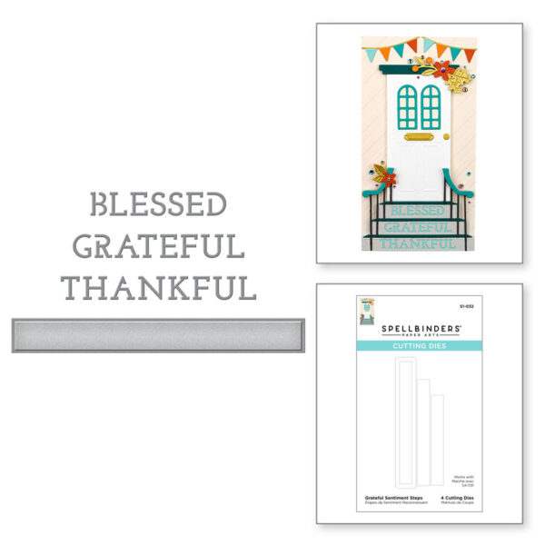 Grateful Sentiment Steps Etched Dies S1-032