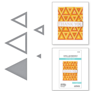 Color Block Mini Triangles Etched Dies S1-040