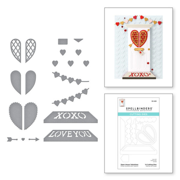 Open House Valentines Etched Dies S3-429