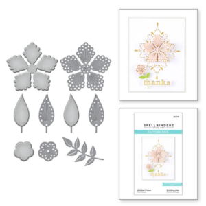 Stitched Flower Etched Dies S3-436