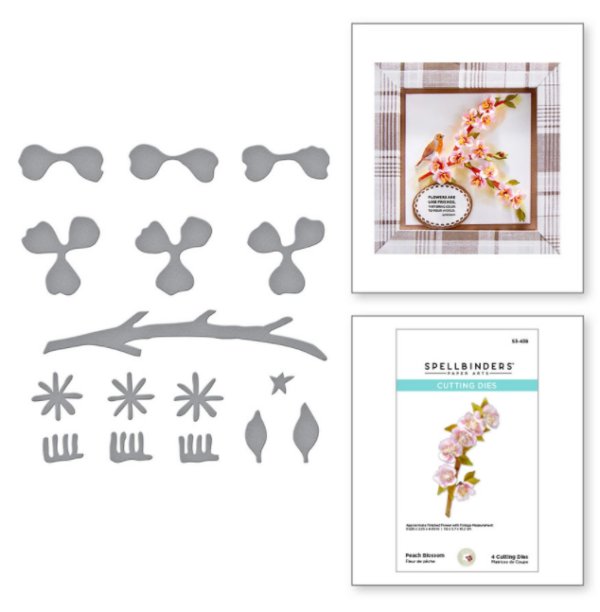 Peach Blossom Etched Dies S3-438