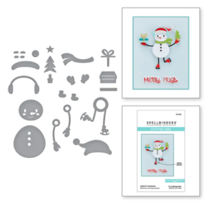Dancin' Snowman Etched Dies S3-455
