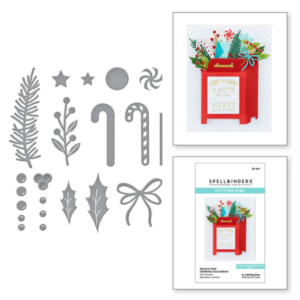 Parcel & Post Christmas Decorations Etched Dies S3-464