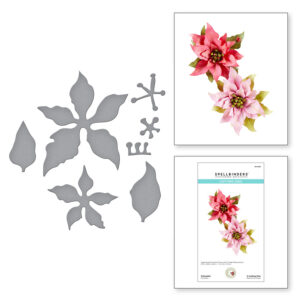 Poinsettia Etched Dies S4-1109