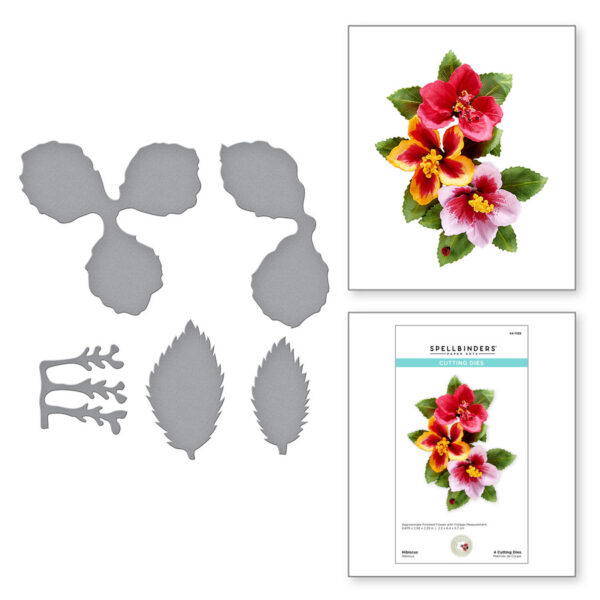 Hibiscus Etched Dies S4-1159