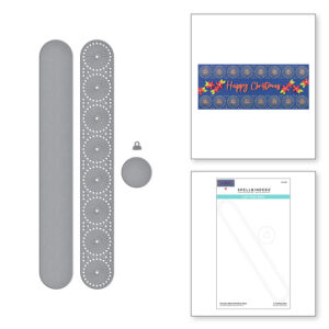Circular Stitch Slimline Strip Etched Dies S4-1160