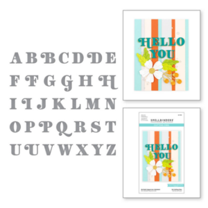 Be Bold Uppercase Alphabet Etched Dies S4-1161