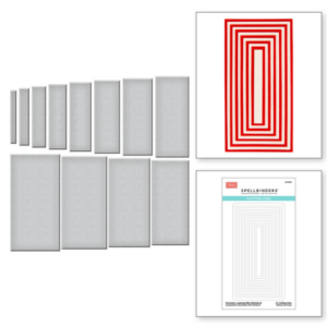 Precision Layering Mini Slimline B Etched Dies S4-1166