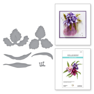 Bearded Iris Etched Dies S4-1171