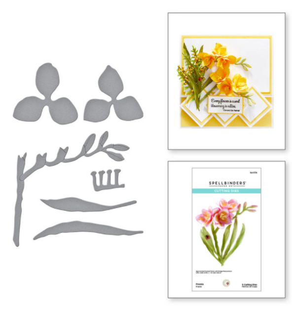 Freesia Etched Dies S4-1174