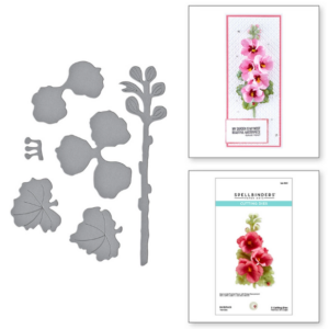 Hollyhock Etched Dies S4-1191