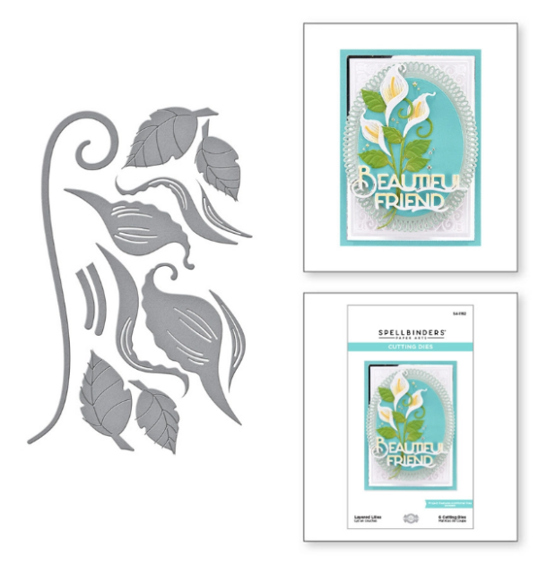 Layered Lilies Etched Dies S4-1192