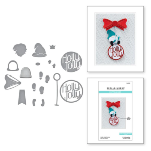 Holly Jolly Gnome Etched Dies S4-1223