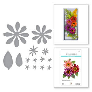 Zinnia Etched Dies S4-1236