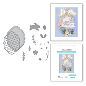 Spring Label Motifs Etched Dies S4-1238