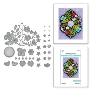 Floral Reflection Etched Dies S4-1258