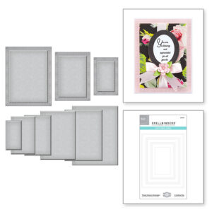 Fluted Classics Rectangles Etched Dies S5-475