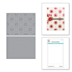 Circular Stitch Background Etched Dies S5-490