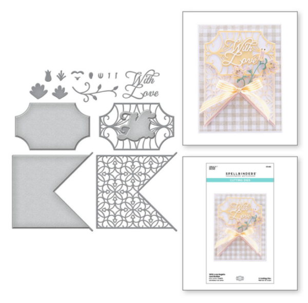 With Love Regalia Card Builder Etched Dies S5-492