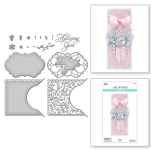 Adoring Fleurette Card Builder Etched Dies S5-493