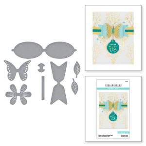 Create a Flutter & Flower Bow Etched Dies S5-501