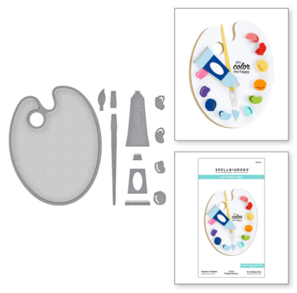 Painter's Palette Etched Dies S5-504