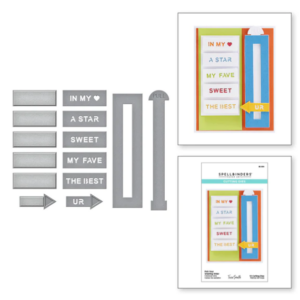 Pick Your Greeting Slider Etched Dies S5-509