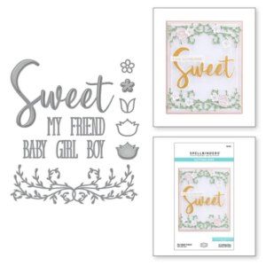 My Sweet Friend Etched Dies S5-512