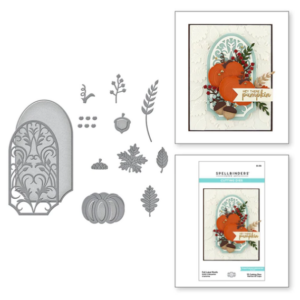 Fall Label Motifs Etched Dies S5-519