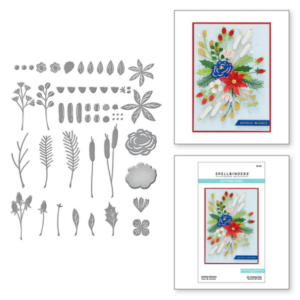Holiday Blooms Etched Dies S5-527CW