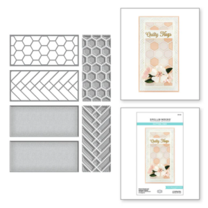 French Braid and Hexagon Panels Etched Dies S5-542