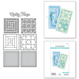 Log Cabin and Flower Mini Quilts Etched Dies S5-546