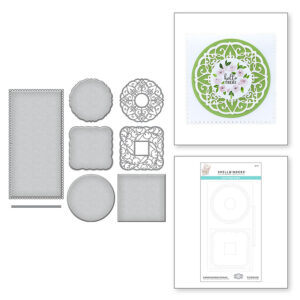 Scalloped Symphony Notecard Etched Dies S6-177
