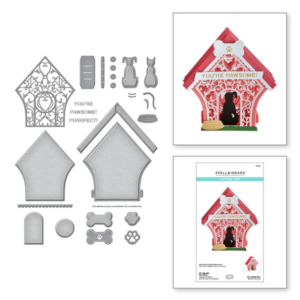 3D Vignette Pet House Etched Dies S6-199