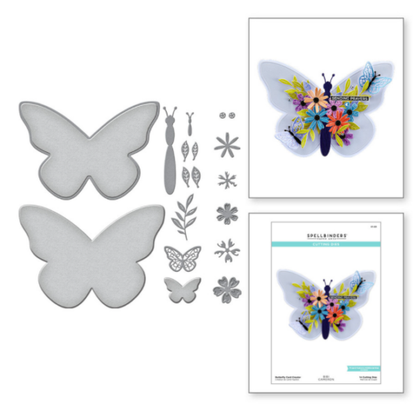 Butterfly Card Creator Etched Dies S7-221