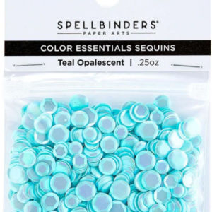 Teal Opalescent Sequins SCS-184