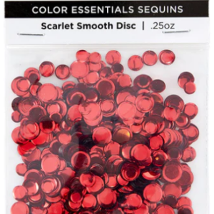 Scarlet Smooth Discs Color Essentials Sequins SCS-202