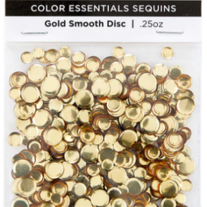 Gold Smooth Discs Color Essentials Sequins SCS-205
