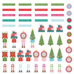 Christmas Delivery Printed Die Cuts SCS-225