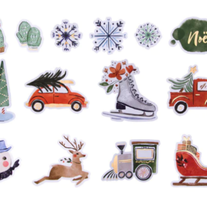 Winter Wonderland Printed Die Cuts SCS-244